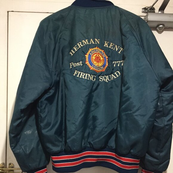 VINTAGE HOLLOWAY BOMBER VARSITY JACKETS SIZE L - Picture 5 of 10